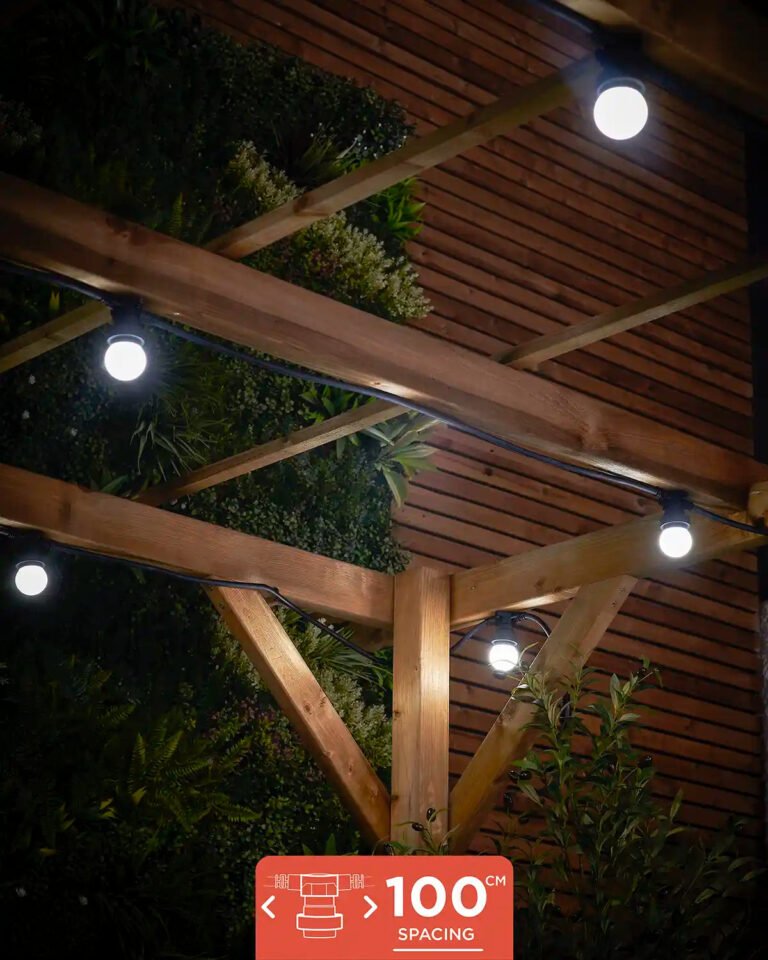Festoon Series Connectable E27 Belt, Connectable, 10 Sockets, 100 cm Spacing — 10 m - 10 Socket