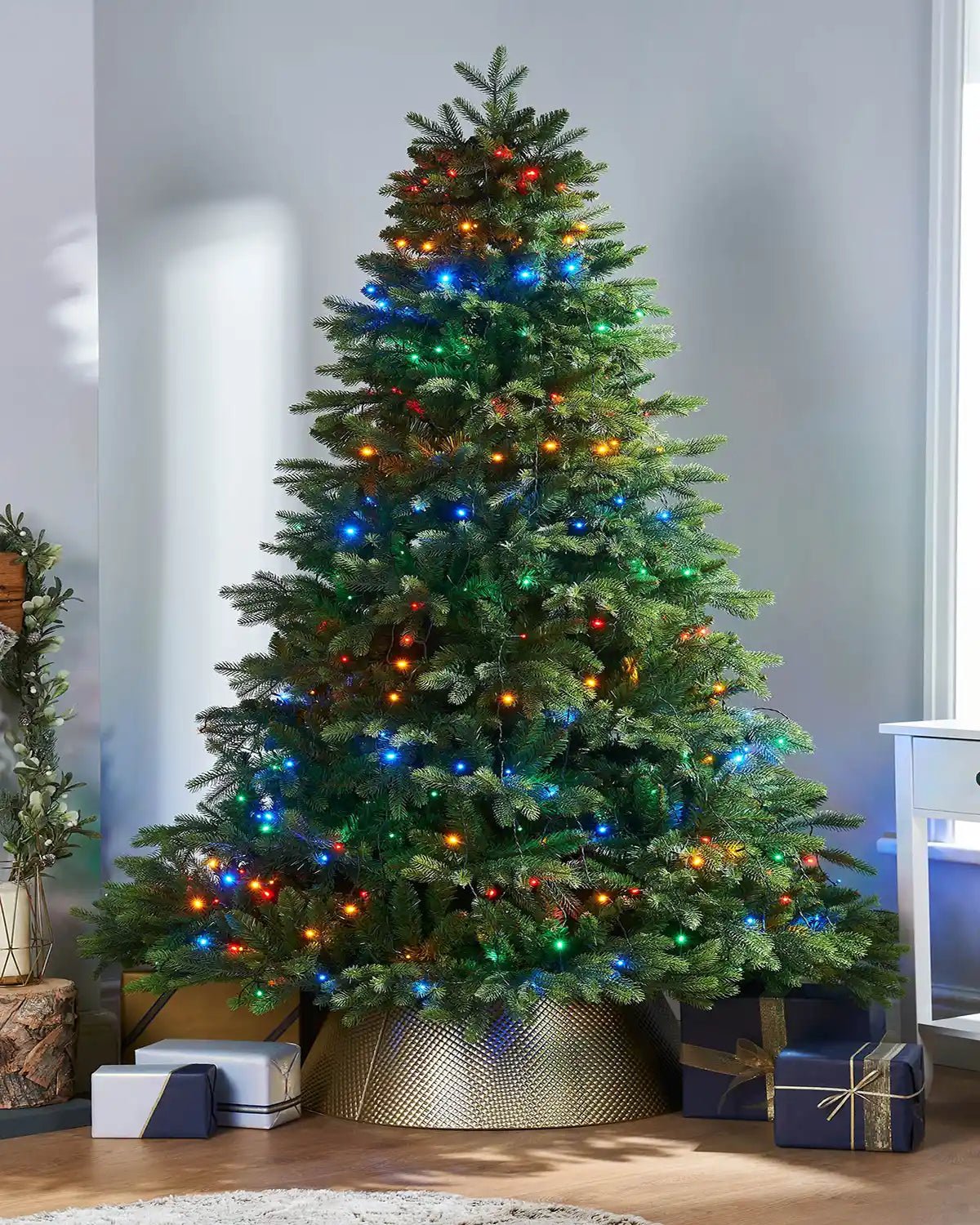 192 LED Christmas Tree String Lights, Multi Colour, 2 m