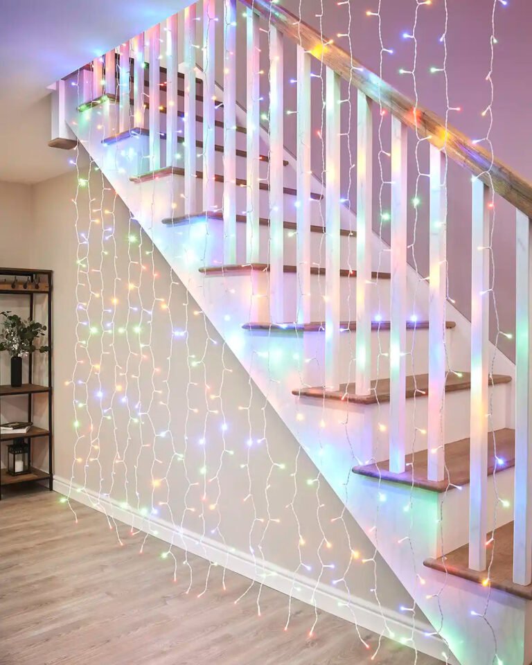 Home Series Connectable Curtain Lights, 1 m x 1.2 m, Multi Colour