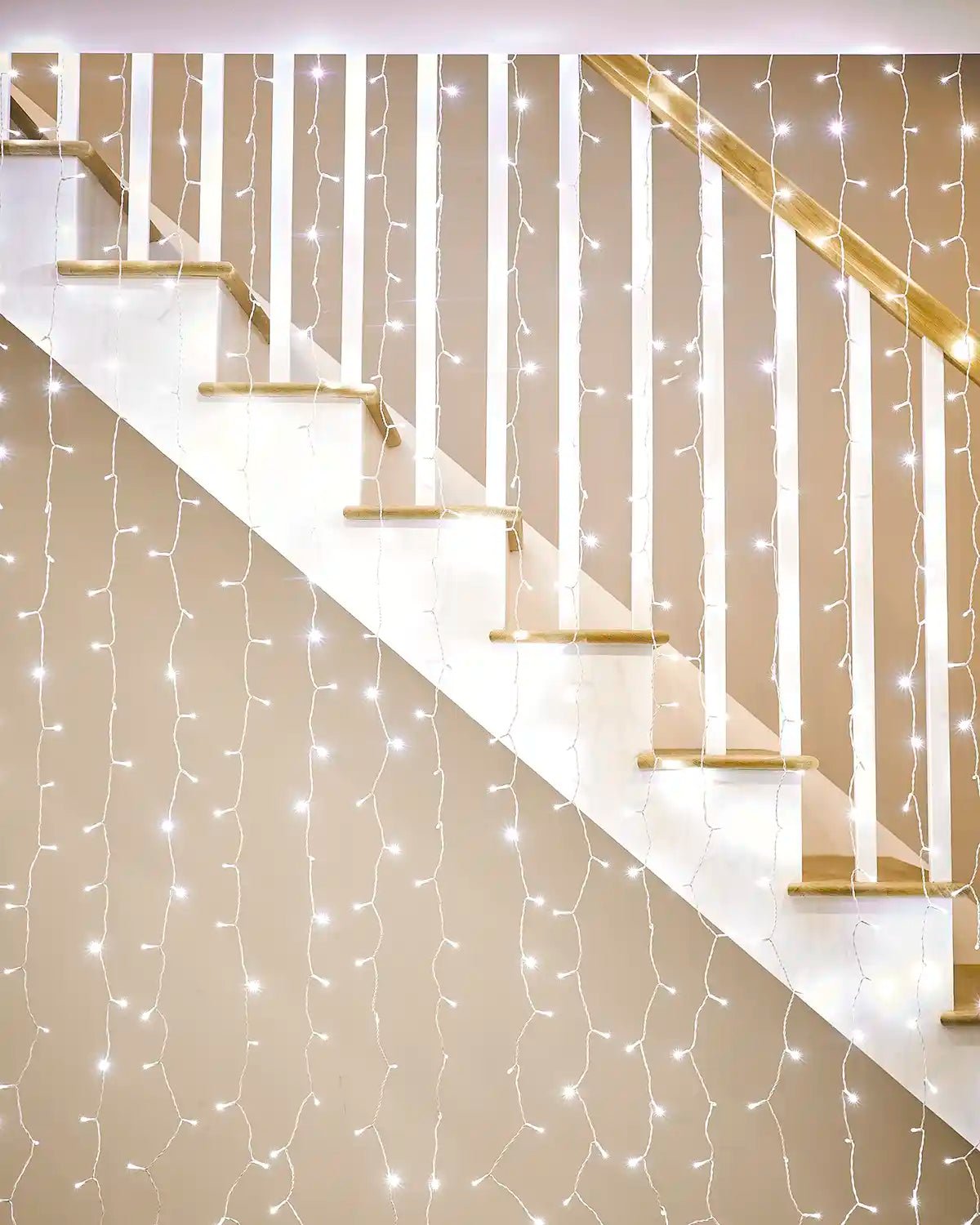 Home Series Connectable Curtain Lights, 1 m x 1.2 m, White - Image 2