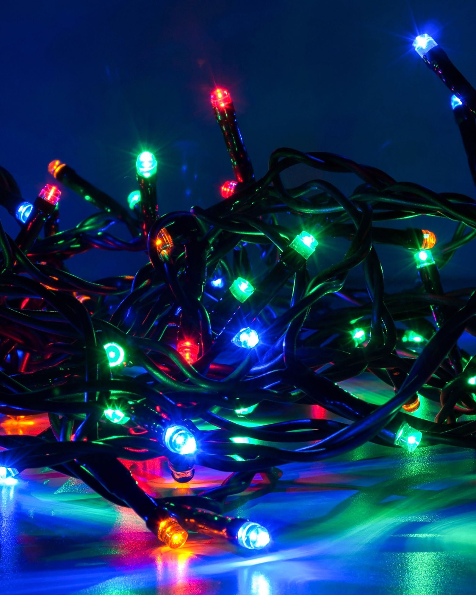 200 LED Light String with Timer, Multi-Coloured, 20 m — Multi Colour / 200 - Image 6