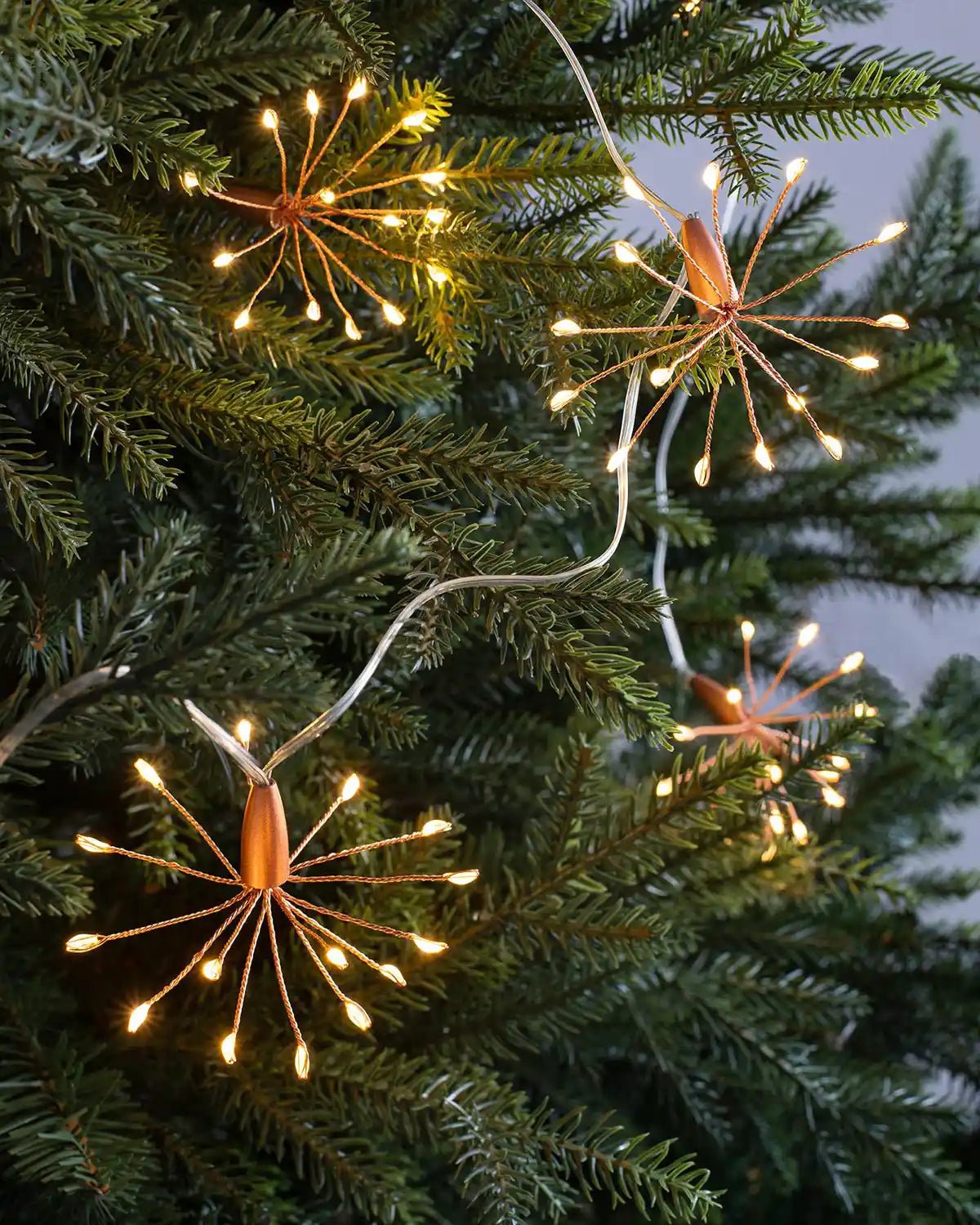 10 Copper Wire Fireworks String Lights, 2 m - Image 2