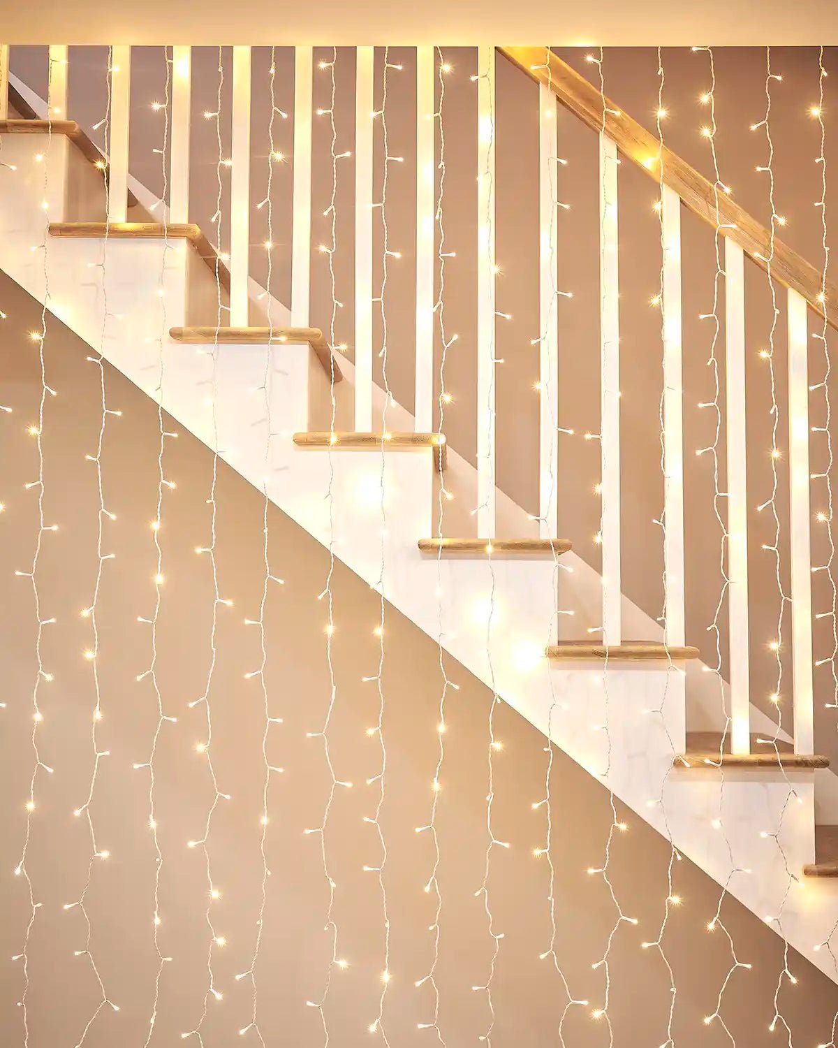 Home Series Connectable Curtain Lights, 2 m x 2.5 m, Warm White - Image 2