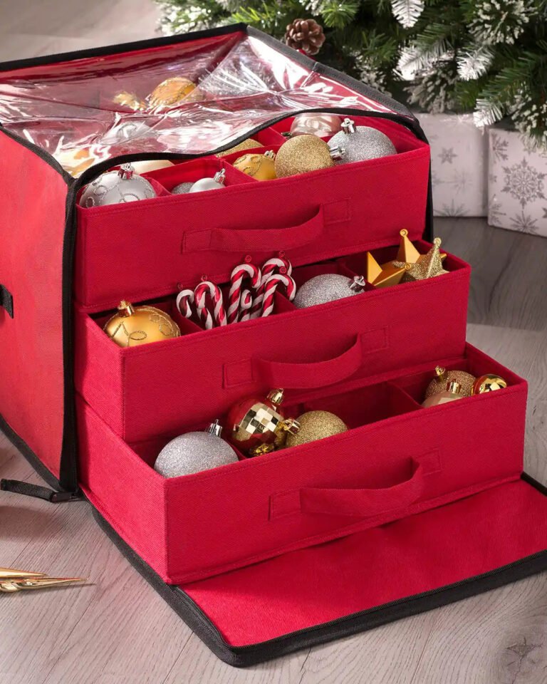 48 Piece Bauble & Decoration Storage Box, 40 cm