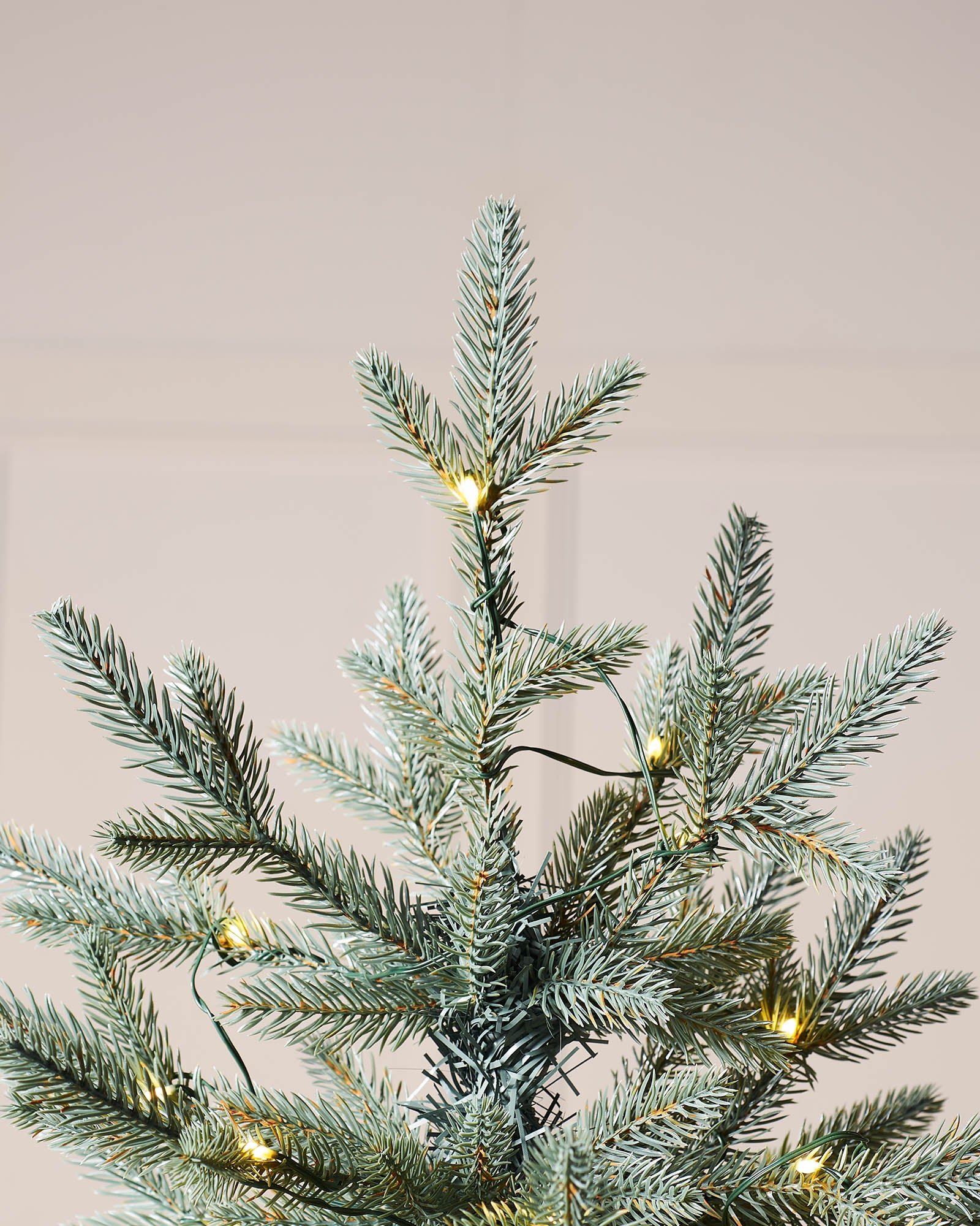 Pre-Lit Mixed Pine Blue Christmas Tree, Dual LED Warm White, 7 ft — 7 ft / Warm White - Image 4