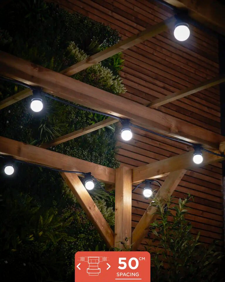 Festoon Series Connectable E27 Belt,10 Sockets, 50 cm Spacing — 5 m - 10 Socket
