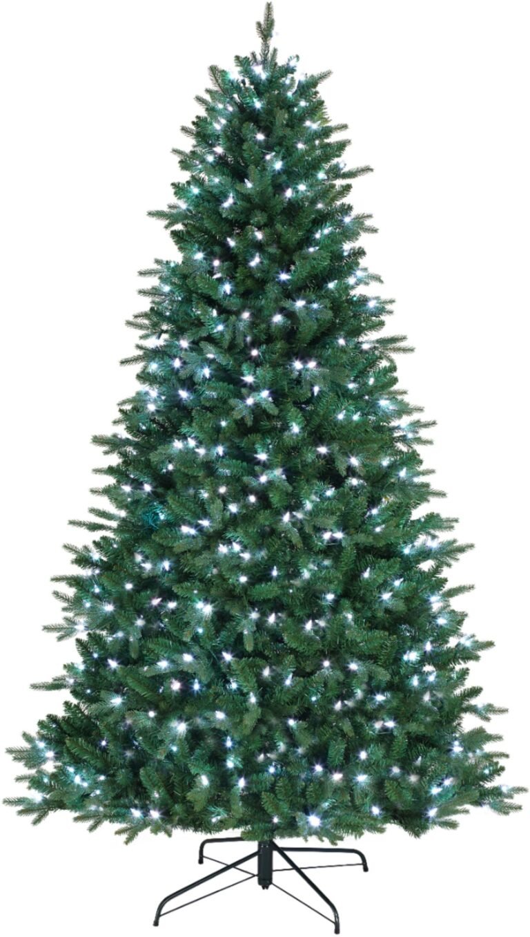 Alexa Enabled 6.5′ Prelit Artificial Christmas Tree Green