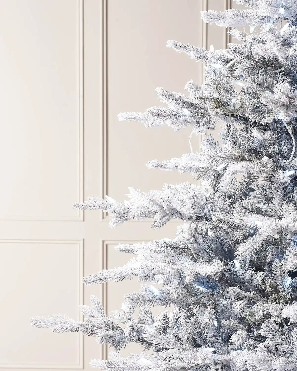 Pre-Lit Snow Flocked Spruce Christmas Tree, 6 ft — 6 ft / 1.8 m - Image 2