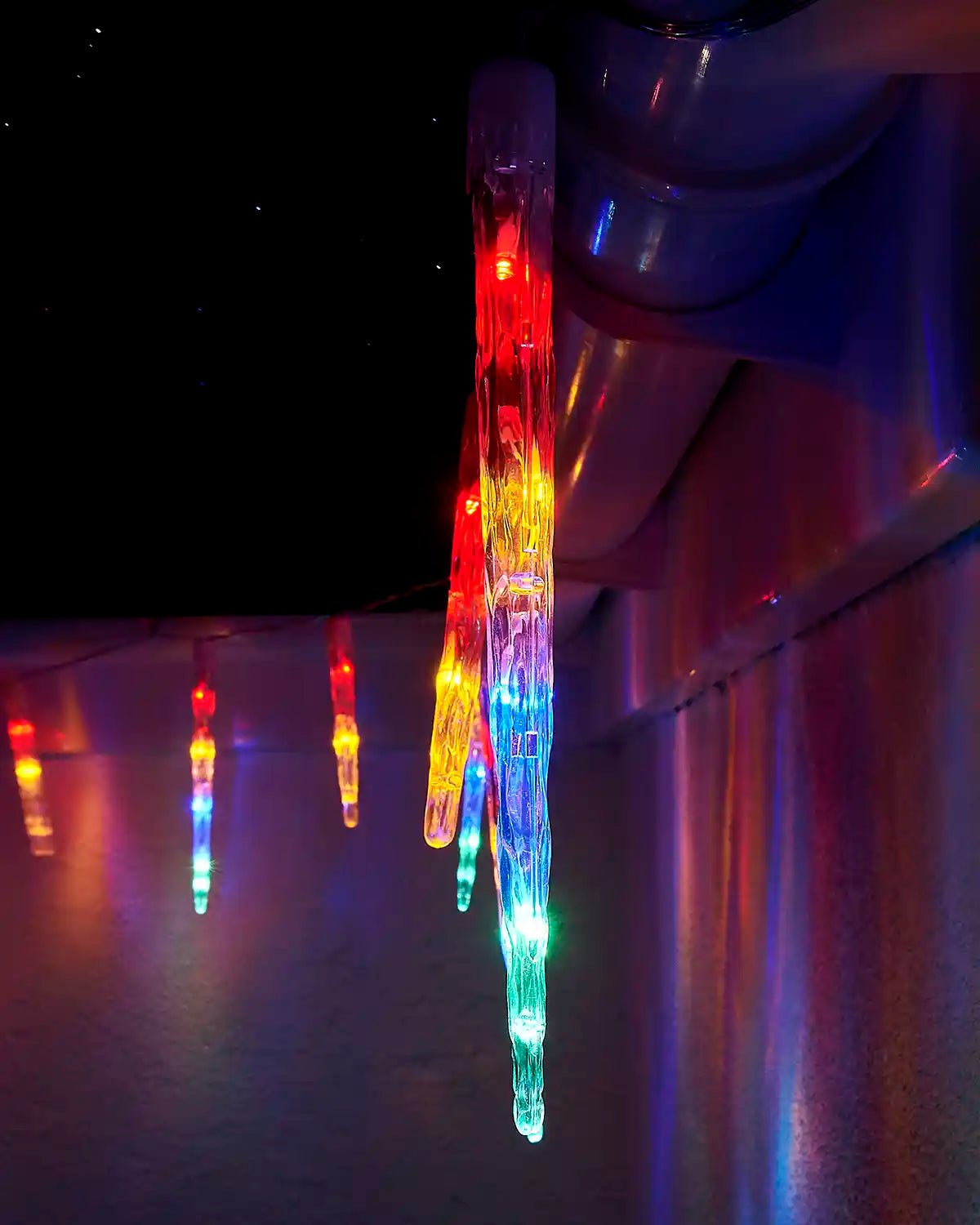 Home Series Connectable Icicle Drop Lights, Multi Colour - Image 3