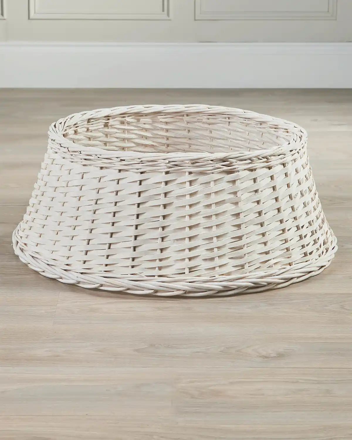 Wicker Tree Collar, Off-White, 70 cm — 70 cm / White - Image 4
