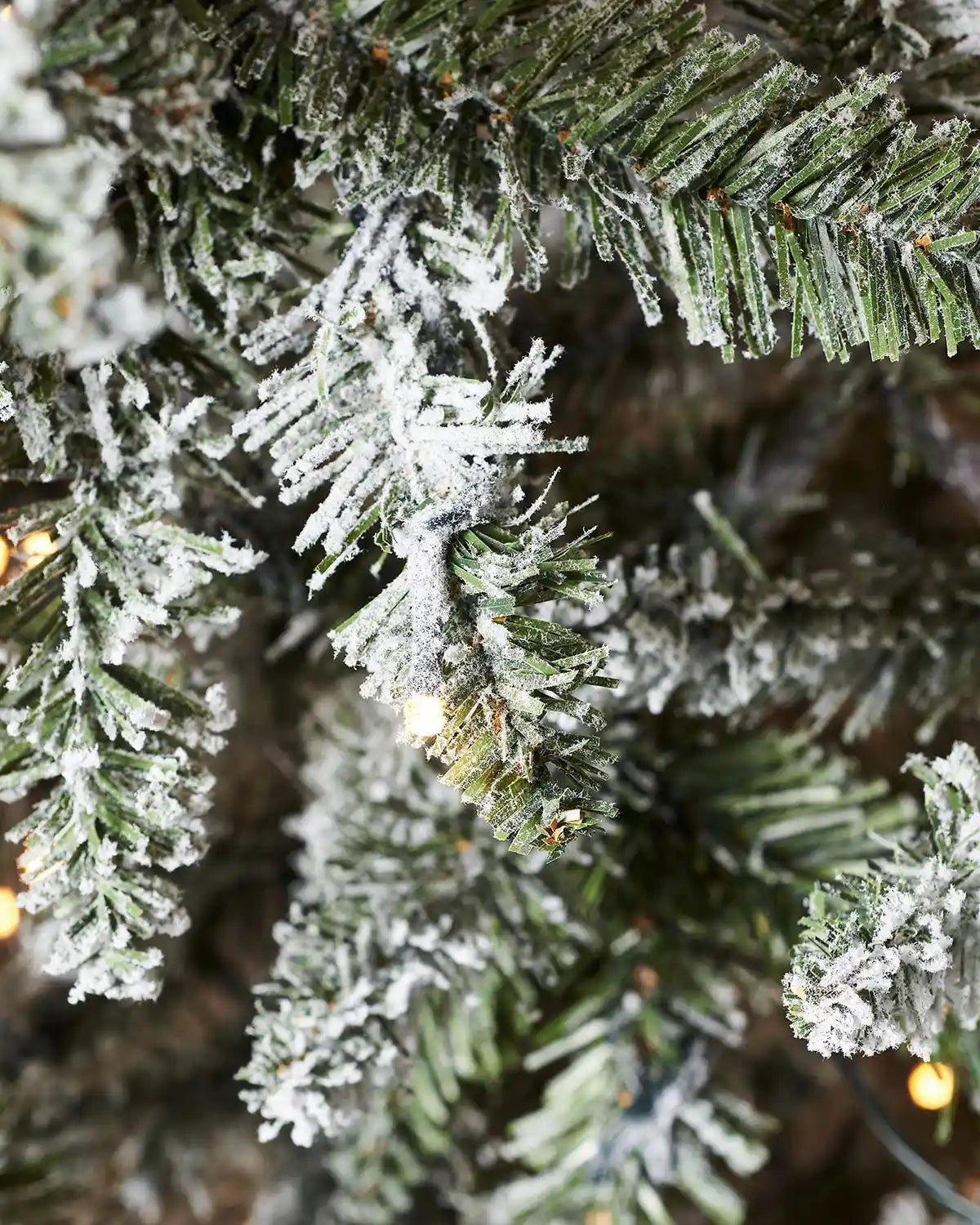 Pre-Lit Full Bodied Snow Flocked Christmas Tree, 7 ft — 7 ft / 2.1 m - Image 3