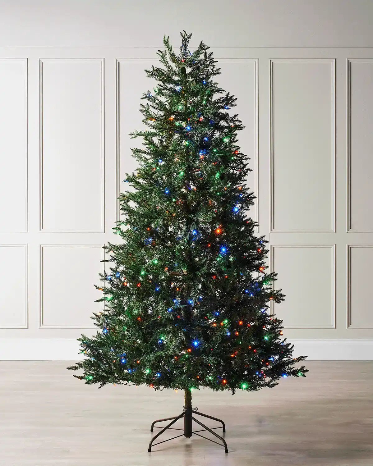 Pre-Lit Mixed Pine Natural Bark Christmas Tree - Image 3