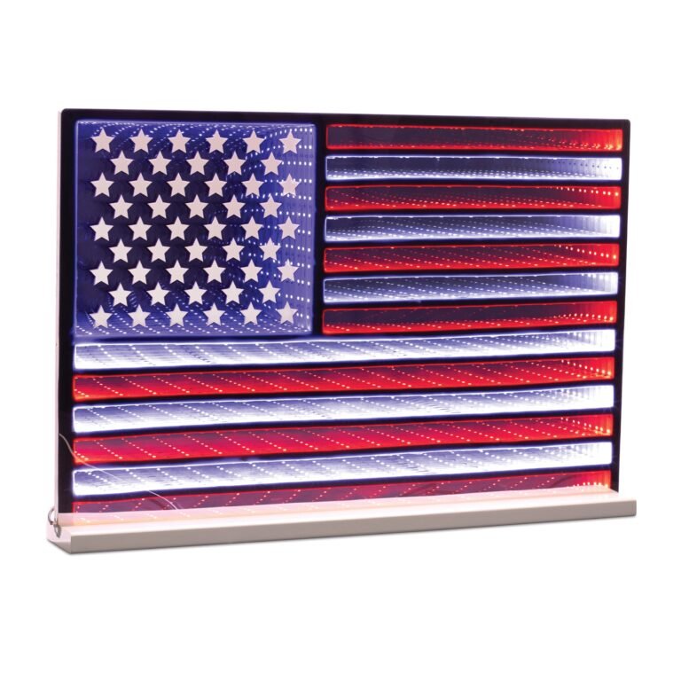 Flag Infinity Light Standing 23"L
