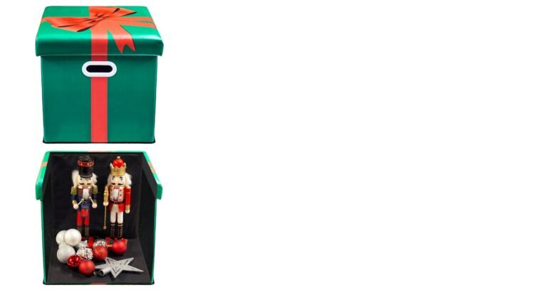 Multi-Purpose Decorations Storage Ottoman Box