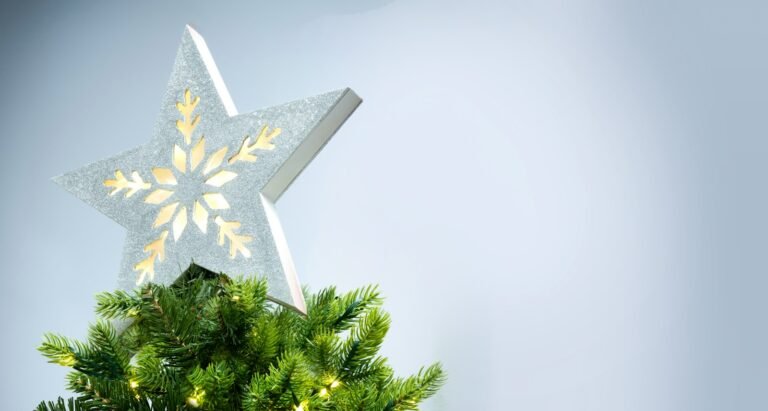 Battery-Powered Star Tree Toppers