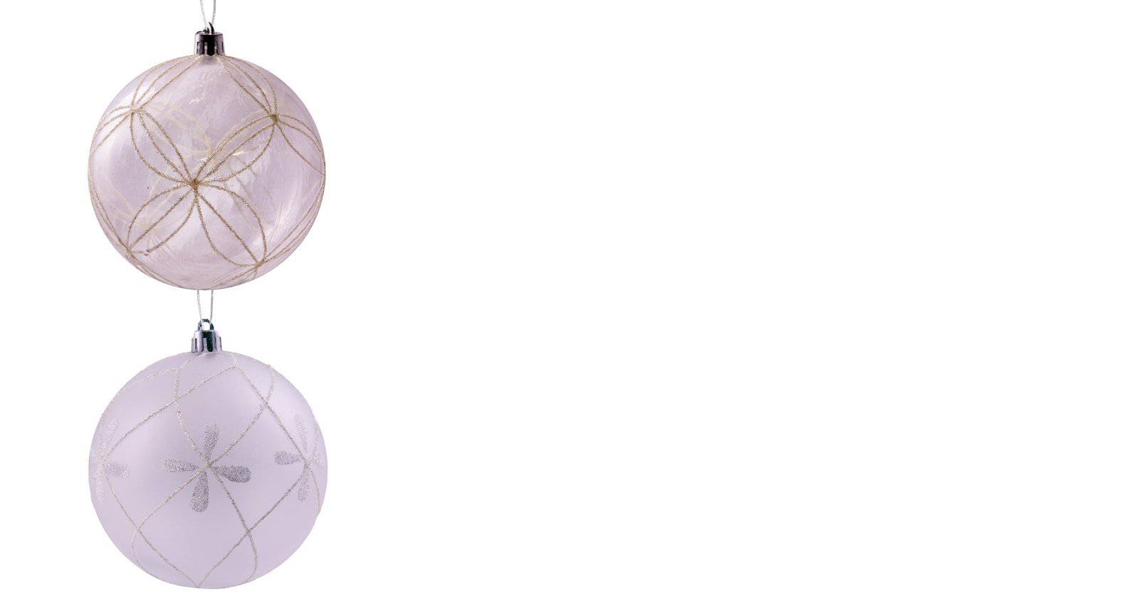 6cm Hand Painted Shatterproof Bauble Design 16 (12 Pack) - Image 2
