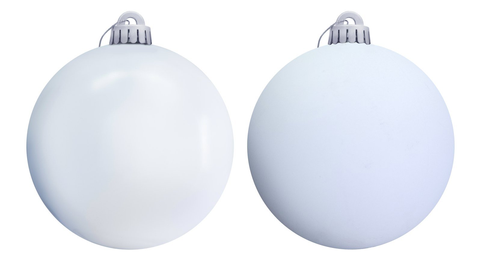 Bulk White Bauble Sets Shiny/Matte 6cm-25cm (Indoor/Outdoor use) - Image 5