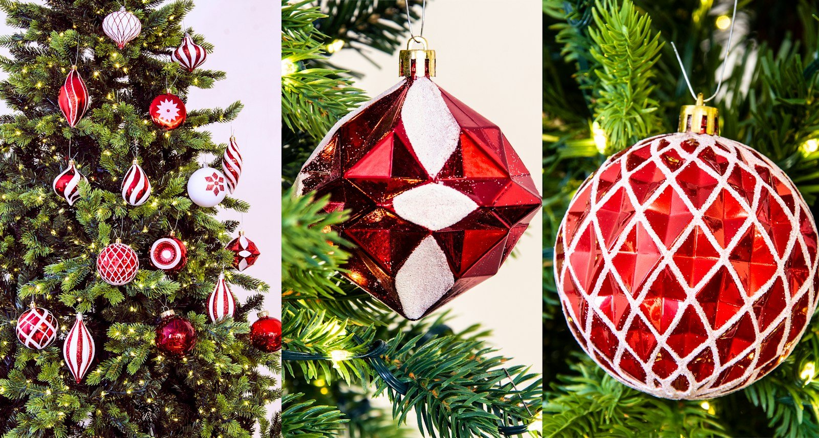 Candy Cane Bauble 16pc Feature Set - Image 3