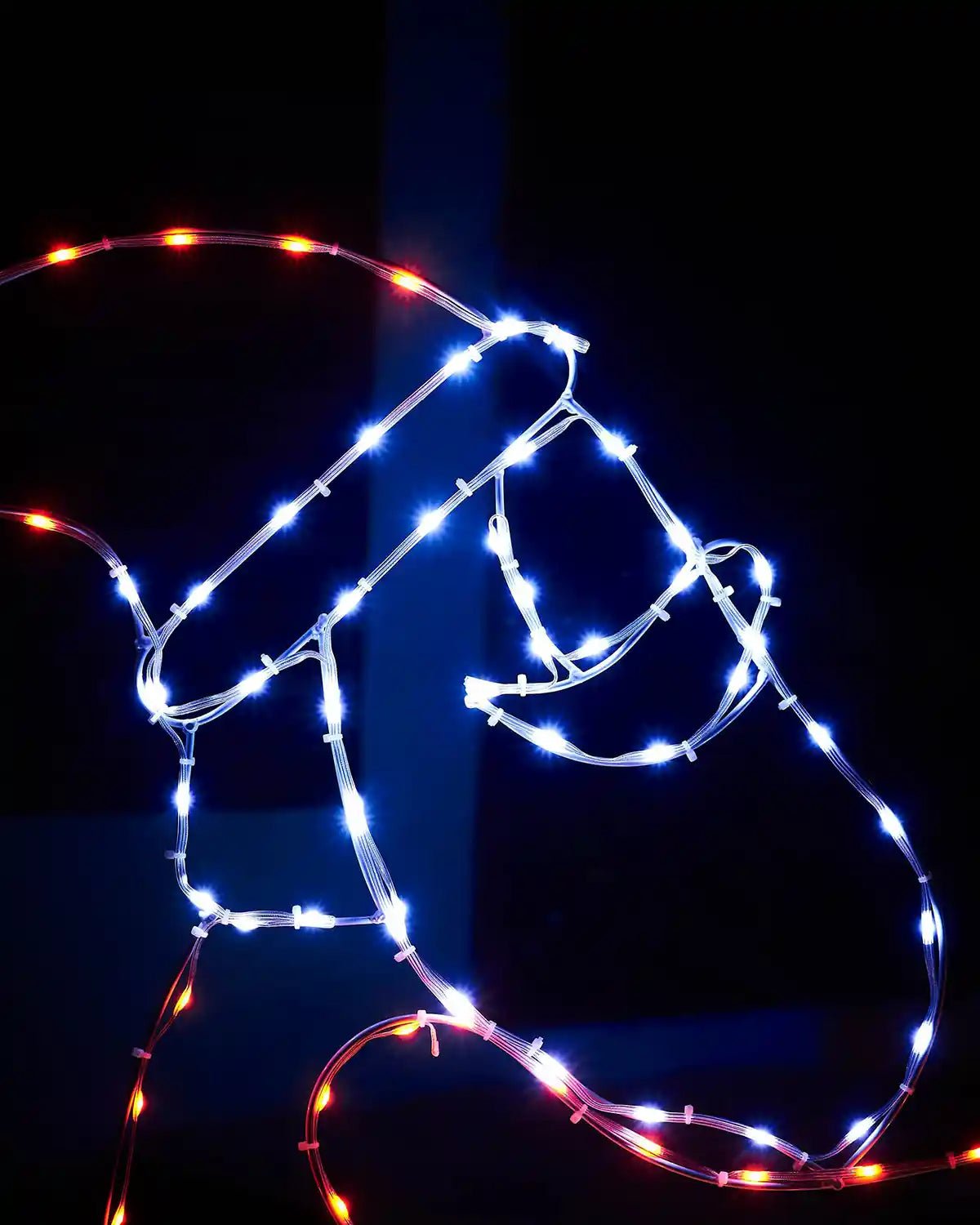 Pre-Lit Santa on Motorbike, Silhouette, 1.6 m - Image 4