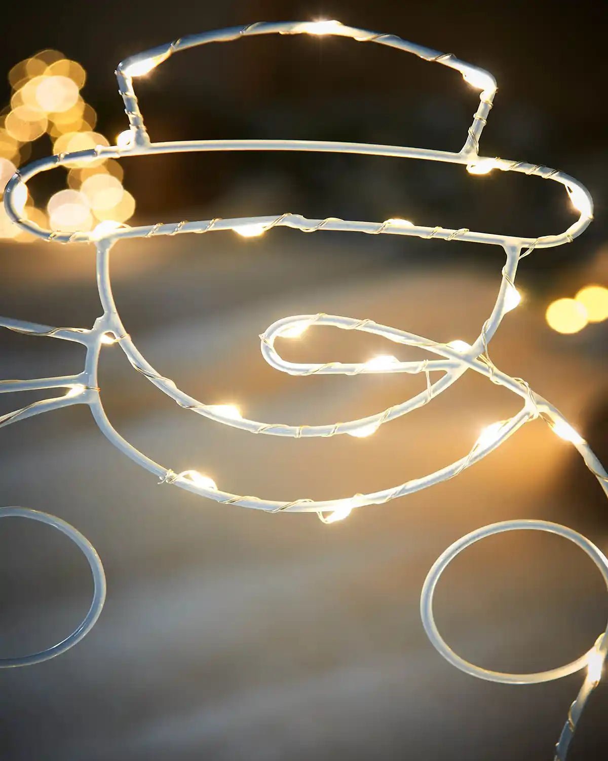 Pre-Lit Snowman Pathway Stake Light, 60 cm - Image 3