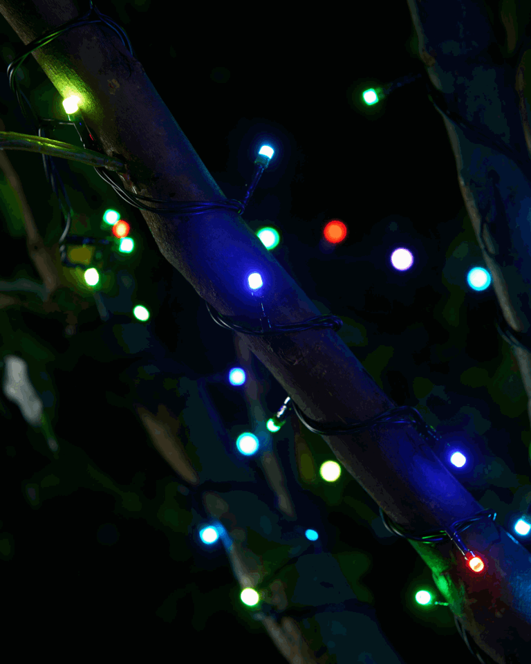 600 LED String Lights, Colour Changing, 45 m