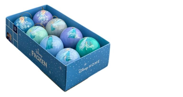 8pc Frozen Elsa Baubles - Disney Licenced