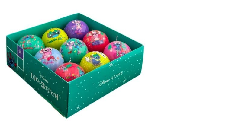 9pc Lilo & Stitch Baubles - Disney Licenced