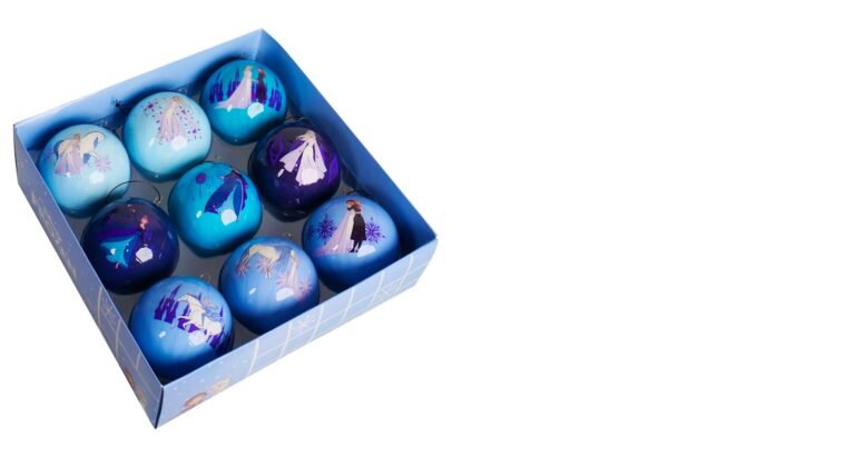 9pc Frozen Bauble Hanging Ornaments - Disney Licenced