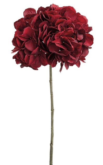 18.5" Real Touch Red Hydrangea Spray