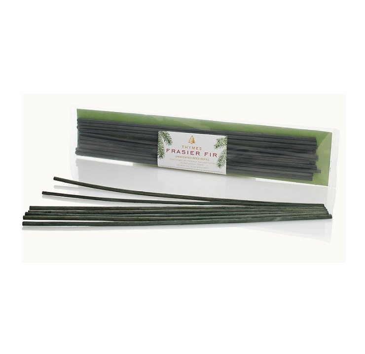 Thymes Frasier Fir Unscented Reed Refill, Green