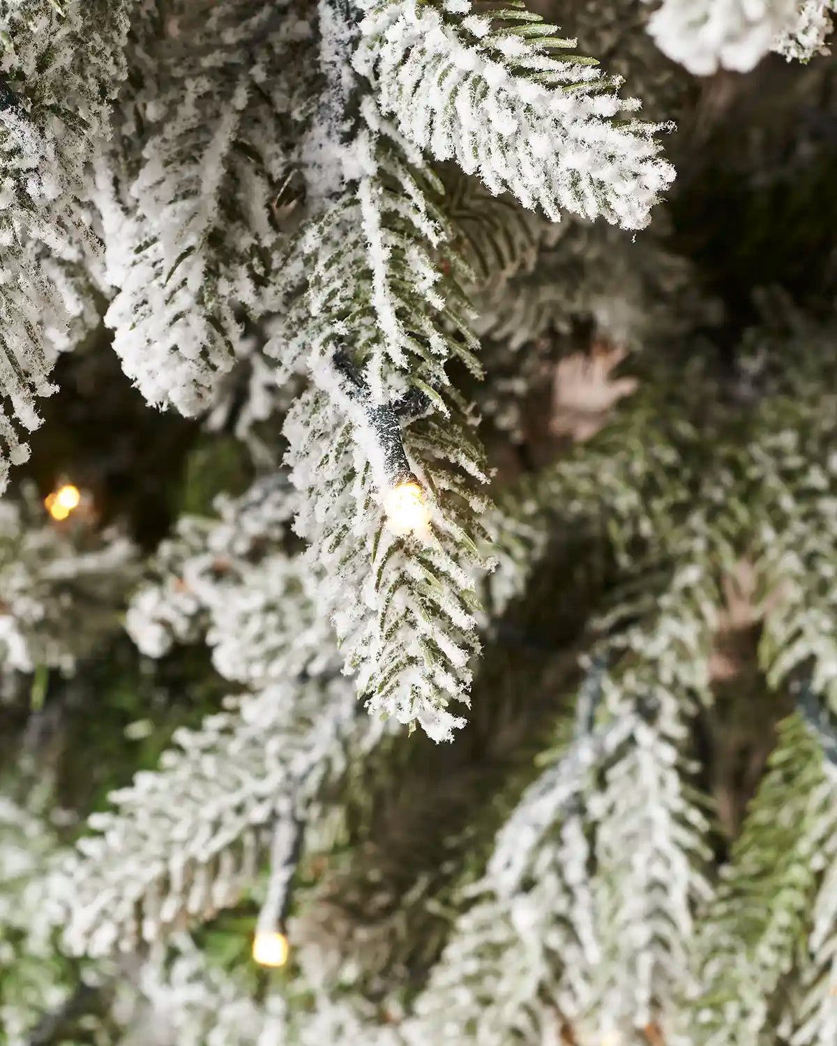 Pre-Lit Slim Snow Flocked Christmas Tree, 9 ft — 9 ft / 2.7 m - Image 3