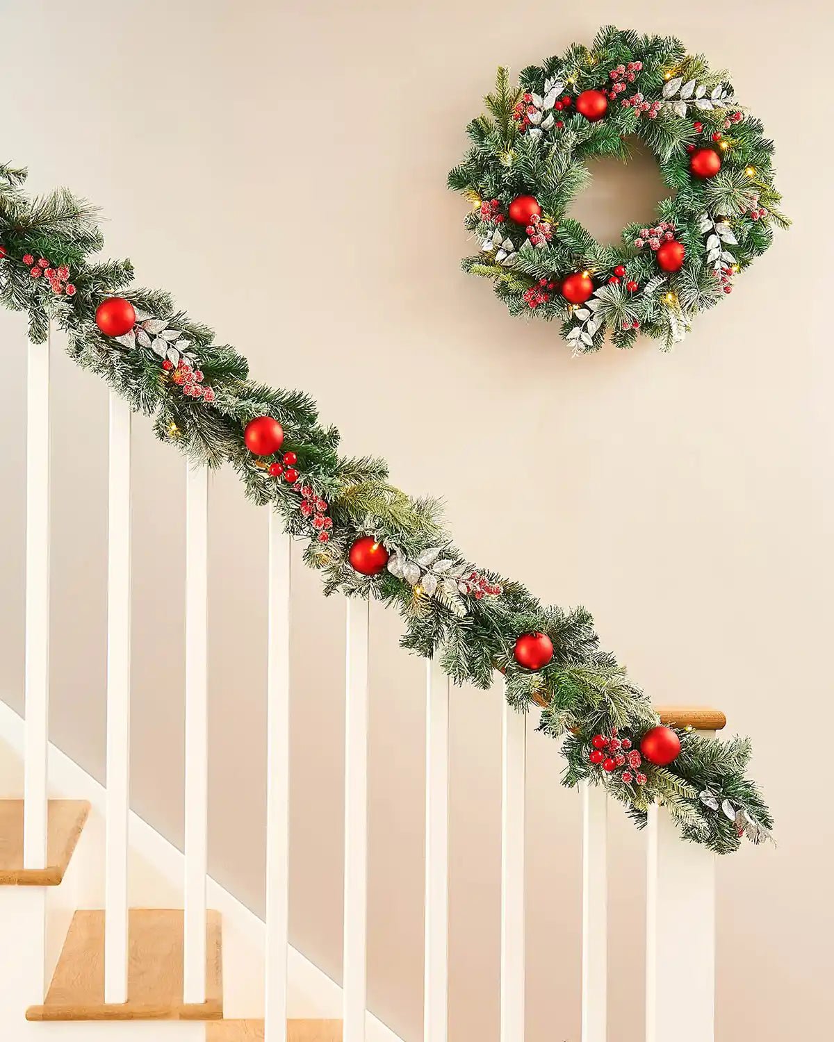 Pre-Lit Decorated Garland, Frosted Berry, 6 ft — Garland / 6 ft - Image 5