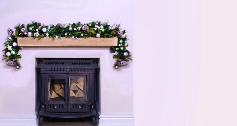 180cm Decorated Mixed Pine Garland with Baubles Berries & Bows