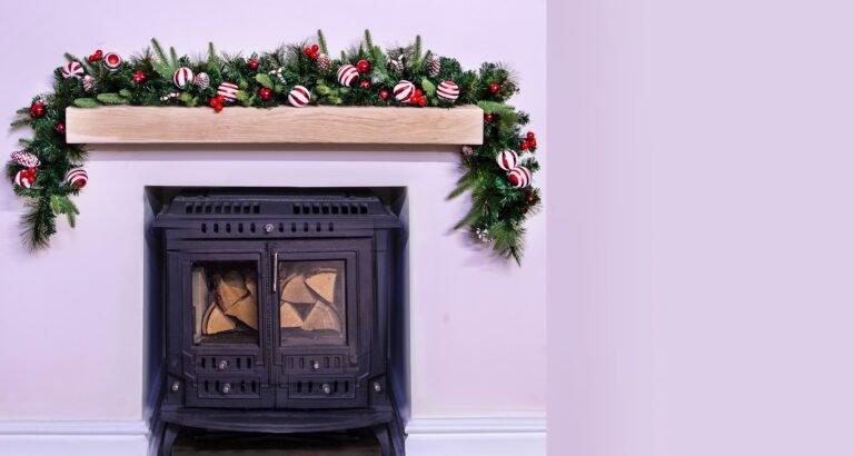 180cm Decorated Mixed Pine Garland with Red & White Candy Canes