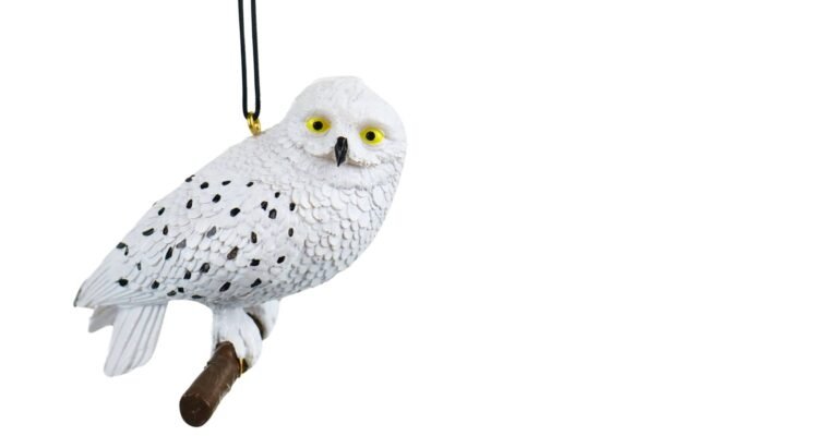 6cm Harry Potter Hedwig Hanging Ornament - Warner Bros. Licenced