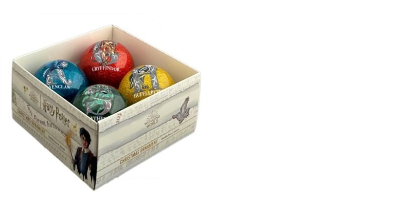 4pc Harry Potter Bauble Set - Warner Bros. Licenced