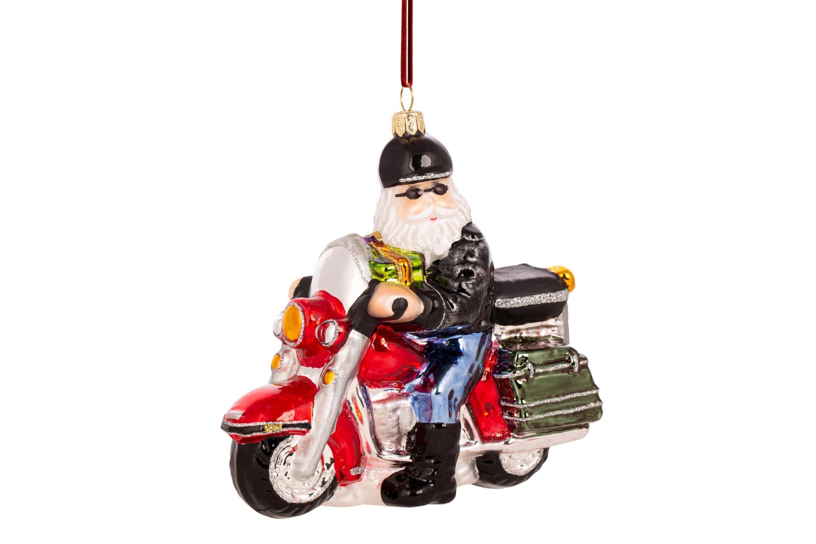 Huras Family Riding Through The Snow Ornament