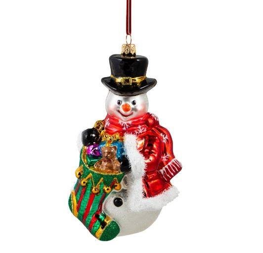Huras Family Frosty's Fancy Stocking Ornament