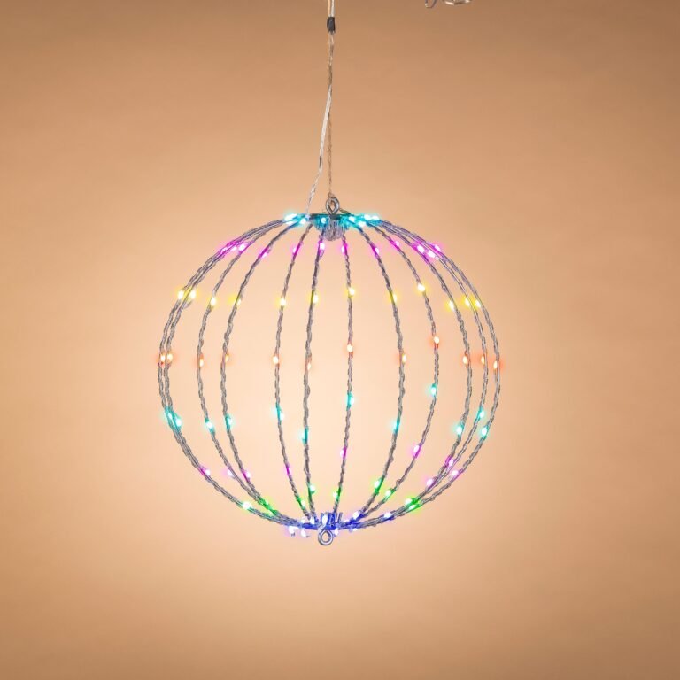 LED Soft Multi Foldable Metal Sphere 23.6"