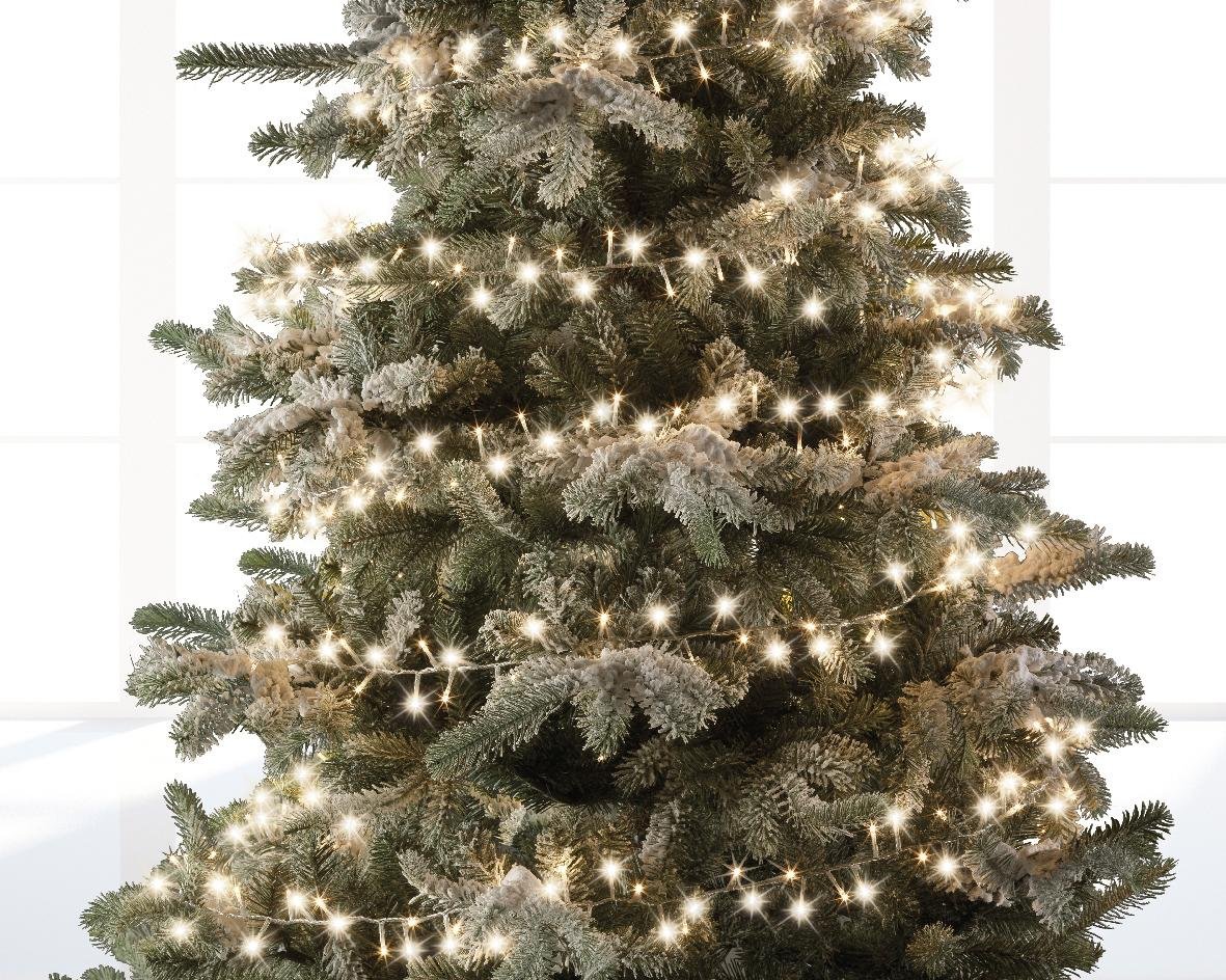 LED Warm White 1000 Count Lights 74ft. Compact Light Set with Translucent Wire - Image 4