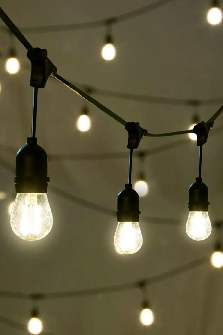 10m 20 Large Bulb Connectable Outdoor Festoon Lights (Warm White)