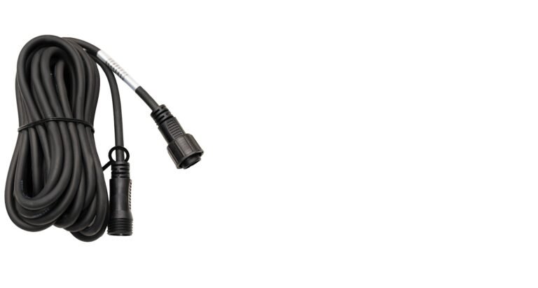 Crownvine 5m Extension Lead - Black Rubber Cable (For Crownvine 230V Connectable Lights)