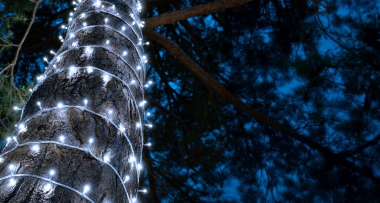 Crownvine Connectable Bright White Fairy Lights - White Rubber Cable - Multiple Lengths