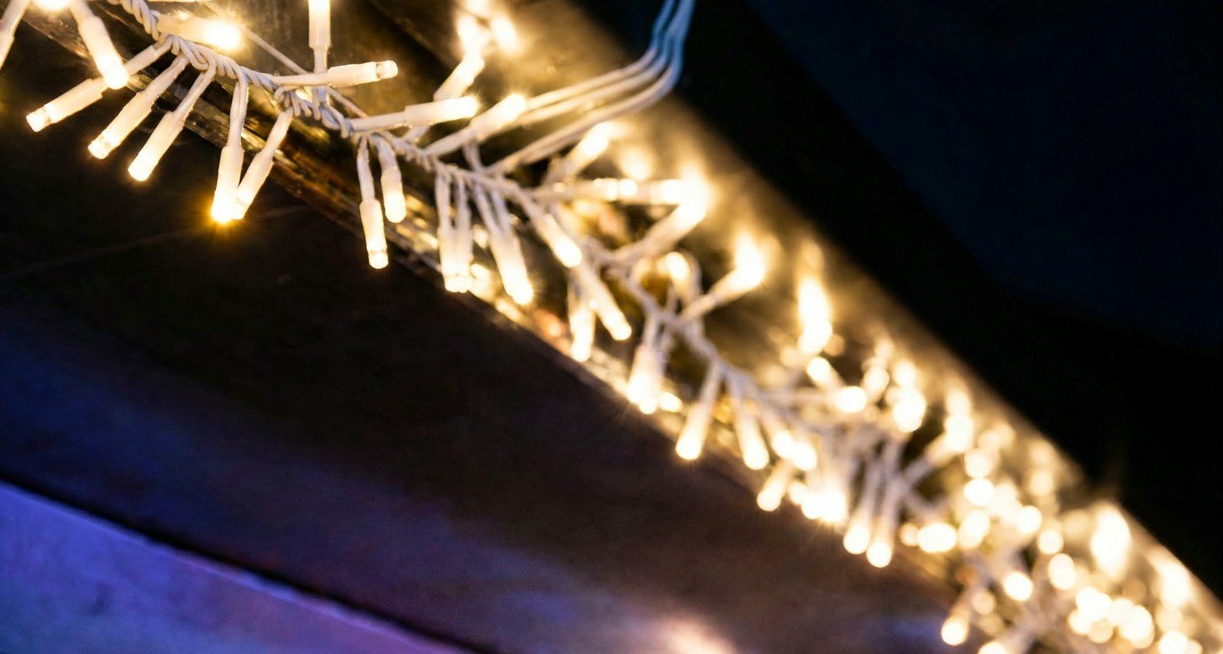 Crownvine Connectable Warm White Cluster Lights - White Rubber Cable - Multiple Lengths - Image 3