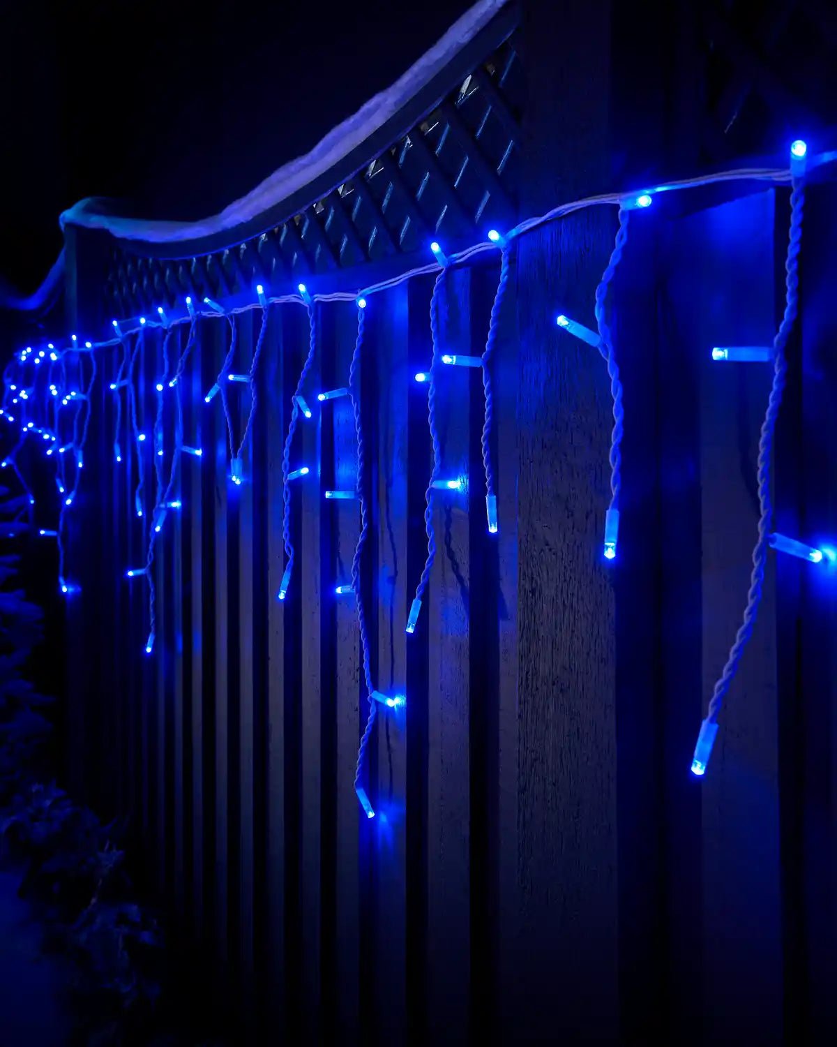 Pro Series Connectable Icicle Lights, Blue - Image 5