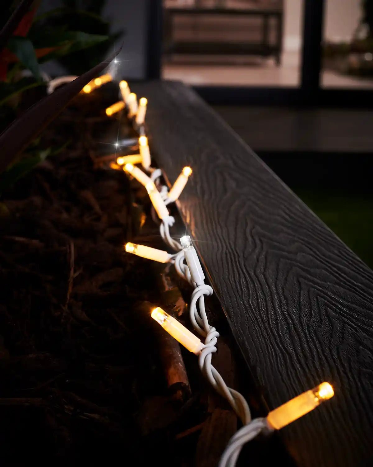 Pro Series Connectable Twinkle String Lights, Warm White / White - Image 2