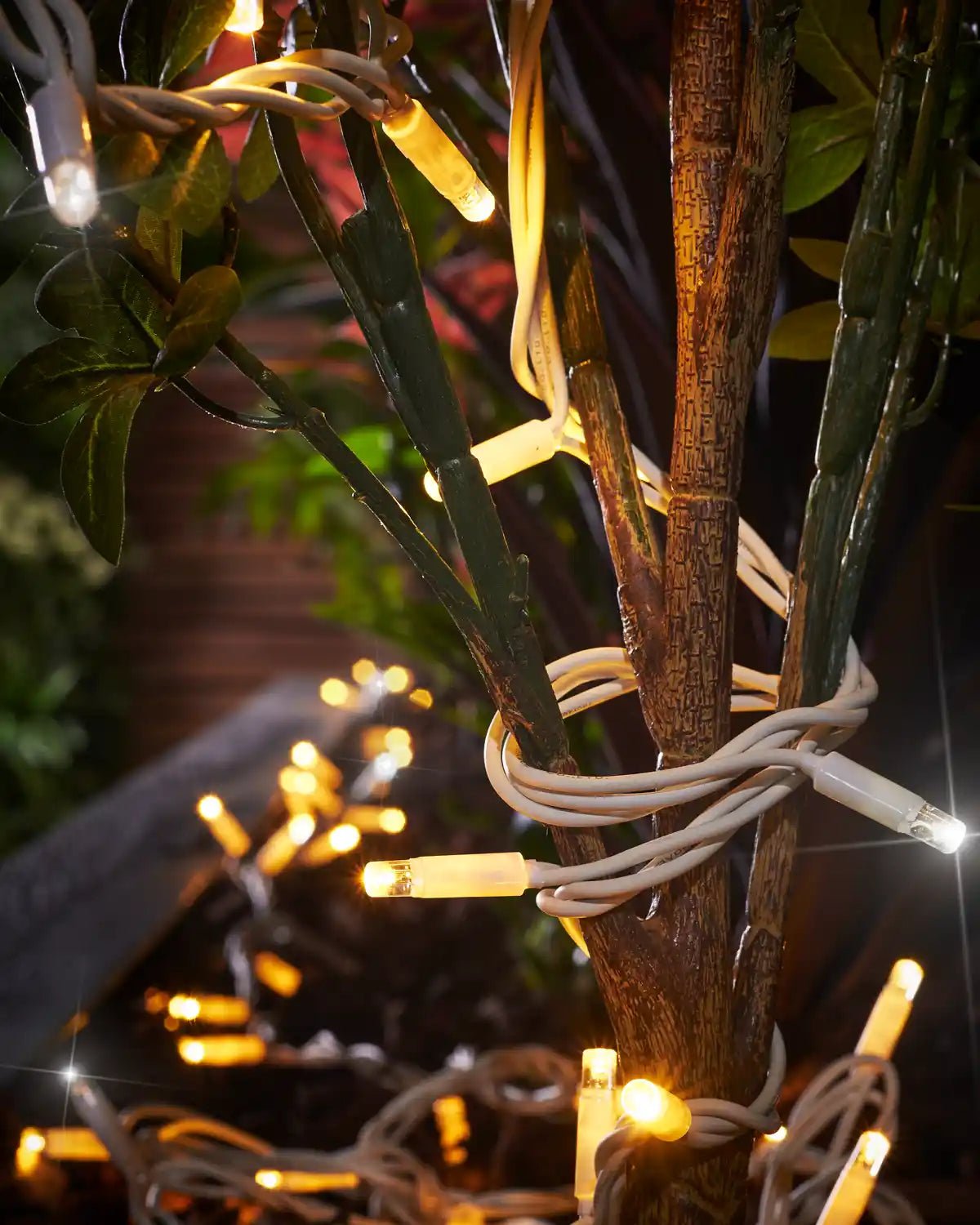Pro Series Connectable Twinkle String Lights, Warm White / White - Image 4