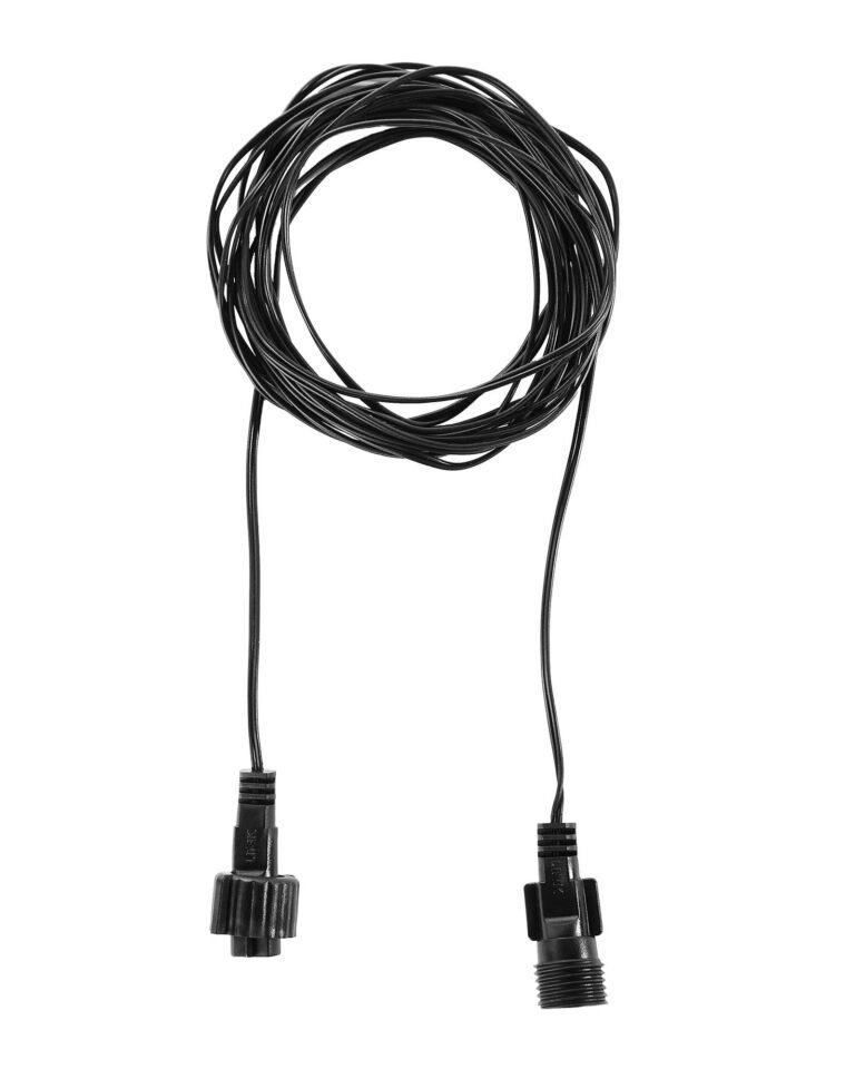 Home Series Extension Cable, Connectable, 5 m — Black / 5 m