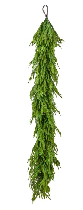 Real Touch Cedar/Norfolk Pine Garland 72"