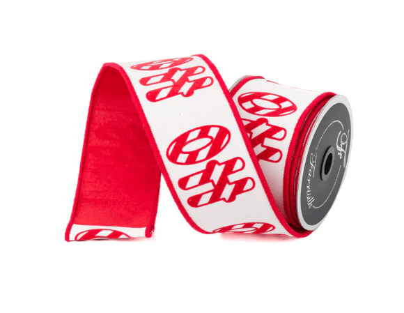 North Pole HoHoHO Ribbon 2.5"X10yd
